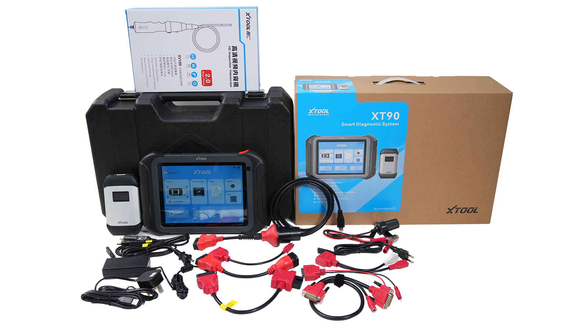 XTOOL XT90 — профессиональный диагностический комплекс с функцией программирования ЭБУ — изображение 3